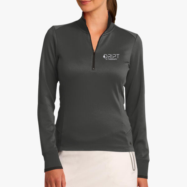 Nike Ladies Dri FIT 1/2 Zip Cover Up Thumbnail