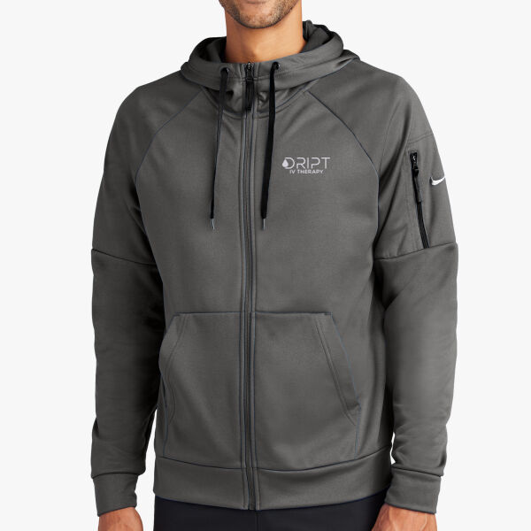 Nike Therma FIT Pocket Full Zip Fleece Hoodie Thumbnail