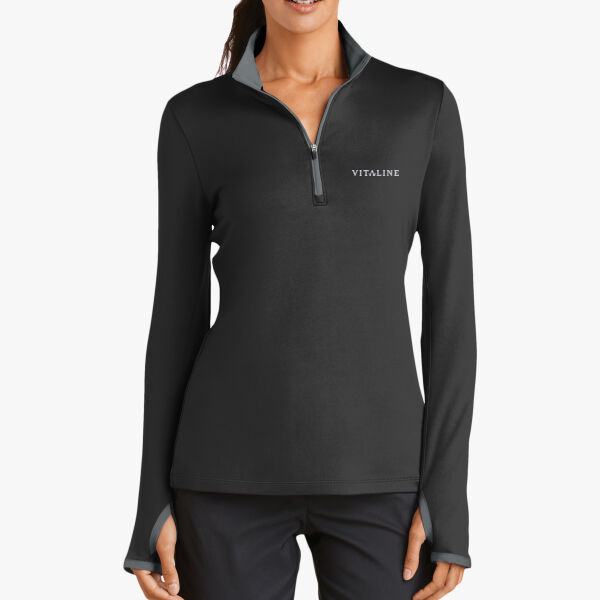 Nike Women's Dri FIT Stretch 1/2 Zip Cover Up Thumbnail