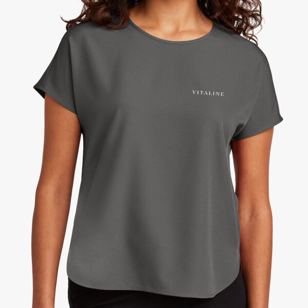 Women's Stretch Crepe Crew  Thumbnail